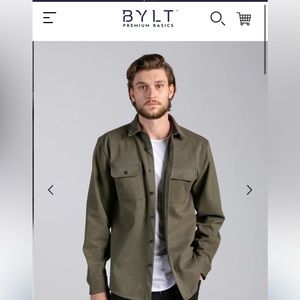 Bylt Coastal Overshirt OLIVE